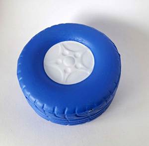 Juguetes Promocionales Personalizados con Impresión de Logotipo, Pelota Antiestrés con Forma de Rueda de Auto o Camión, Pelota de Juguete para Aliviar el Estrés - Product Image 3