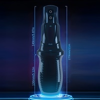 Masturbateur masculin portable étanche à vibrations puissantes et rotation automatique, type Aircraft Cup, pour hommes, jouet sexuel
