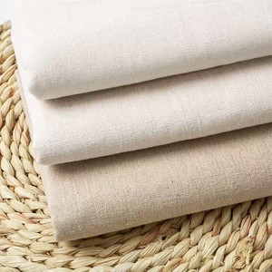 Organisches 100% Leinen Gewebtes Garn-gefärbtes Einfarbiges Schweres 370 GSM 135 CM Breites HDPE-laminiertes Polsterstoff für Vorhänge und Sofas - Product Image 4