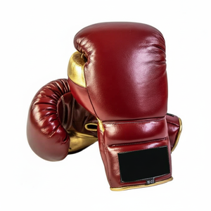 Gants de boxe professionnels en PU Logo personnalisé or rouge 10oz 16oz gants d'entraînement de combat imperméable PVC poinçonnage MMA Arts martiaux - Product Image 1