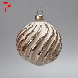 Wholesale Hand Made Christmas Decoration Ball Ornament Globe 8cm