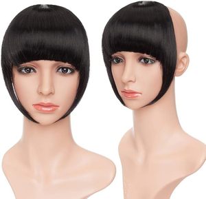 Clip trong tóc bangs rìa phần mở rộng thẳng bangs với đền hairpieces phụ kiện dày đầy đủ gọn gàng phía trước bangs - Product Image 3