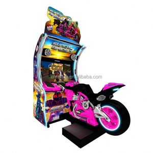 Machine de jeu d'arcade de course de moto amusante avec écran LCD HD de 47 pouces, fonctionnant à 3 pièces, Super Bike - Product Image 4