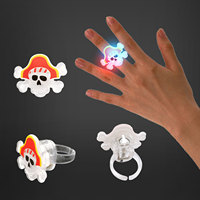 LED Flash Fingerringe Bulk Party bevorzugt 2 Stück Licht ringe für 8-13 Jahre Polycarbonat ACRYL Cosplay Party Dekoration Zubehör