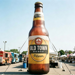 Custom Giant Inflatable <b>Beer</b> Mug Model Advertising Inflatable <b>Beer</b> Bottles For Pub - Product Image 1