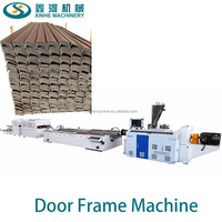 Extrudeuse de cadre de porte 65 132 wpc/ligne de production de porte et de cadre de machine wpc