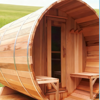 Poêle à bois traditionnel pour l'extérieur, cuve de douche à vapeur, sauna en bois pour l'extérieur, pour la maison, le jardin, pour les salles de sauna