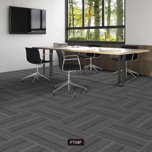 Dalles de moquette 50*50 en polypropylène de haute qualité, motif puzzle moderne, bouclées, ignifuges, pour usage commercial, bureaux, maisons et hôtels - Product Image 4