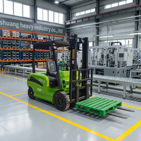 Direktverkauf ab Werk: Elektro-Gabelstapler 1-3 Tonnen mit Lithium-Ionen-Batterie, 4WD, Vollgummireifen für Lagerhaltung und Be- und Entladung