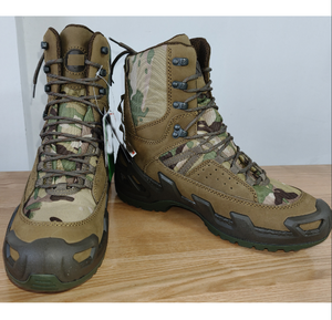 TSB08 High Quality Cow Leather Suede Desert Short <b>Hiking</b> <b>Boots</b> Khaki Color Durable and Winter/Autumn Season Appropriate - Product Image 5