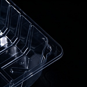 Recyclable Disposable Food Grade <strong>PET</strong> <strong>Blister</strong> <strong>Packaging</strong> Fruit Tray Clear <strong>Transparent</strong> Customizable Printing - Product Image 4