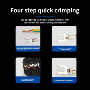 Toptan UT serisi 100 adet/torba Y/U tipi terminalleri olmayan yalıtımlı halka çatal OT/UT sıkma terminalleri kablo tel bağlayıcı - Product Image 6