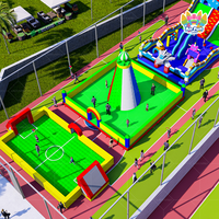 Parc de jeux gonflables géant certifié TUV, plus grand château gonflable, parc à thème gonflable, aire de jeux gonflable