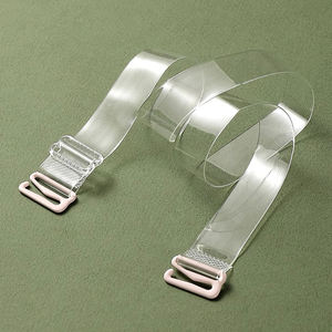 1 paire de bretelles de soutien-gorge transparentes pour femmes, 10/15mm, invisibles, antidérapantes, en silicone, détachables, sans couture, remplacement des bretelles de soutien-gorge - Product Image 6