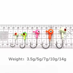 Tête de gabarit de haute qualité en acier inoxydable coloré plomb tête de gabarit <span class=keywords><strong>crochet</strong></span> pêche leurre <span class=keywords><strong>crochet</strong></span> - Product Image 5