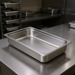 Bac à vapeur Vevor en acier inoxydable, profondeur 4 pouces, taille standard, anti-blocage, pour cuisine professionnelle, compatible lave-vaisselle - Product Image 2