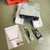 Estéreo para Auto de Un Solo DIN con Reproductor de CD/DVD, Conexión USB y Tarjeta SD, Colocación en el Tablero, Compatible con MP3 y MP4