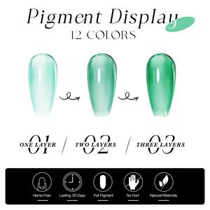 JTING - Colección de Esmaltes de Gel de Neón de 12 Colores con Efecto Único para Arte de Uñas, Compatible con ODM, Marca Privada Gratuita, Personalización y Muestras - Product Image 3