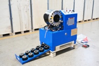 Machine de Sertissage Automatique pour Tuyaux Hydrauliques de Pelleteuse 6-51 mm, Sertisseuse de Durites, Équipement de Fabrication de Produits en Caoutchouc