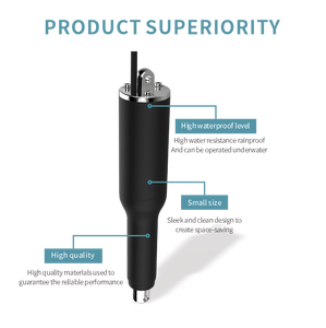 Attuatore lineare ad alta velocità 12V/24V Motor265-330mm lunghezza 8/9.5mm fori <span class=keywords><strong>per</strong></span> elettricbicicletta barca ventilatore scheda 35mm magnete - Product Image 3