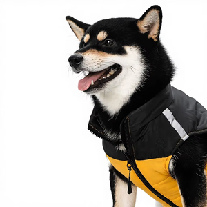 سترة قطنية للكلاب مخصصة بتصميم OEM/ODM مع شريط عاكس متعدد الألوان، مقاومة للرياح ودافئة للاستخدام الخارجي، من الشركة المصنعة - Product Image 2