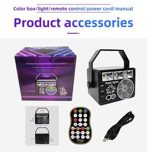 Proyector LED HaoMing 3 en 1 <span class=keywords><strong>Oceam</strong></span> Star Party, Lámpara Nocturna con Proyección de Estrellas para Dormitorio, Ondas, Música, Ritmo, Fiestas Infantiles - Product Image 6