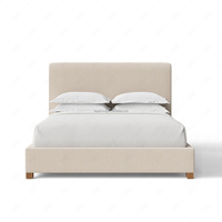 Ensemble de meubles de chambre à coucher modernes très vendus cadre de lit King Size lit moderne rembourré pour mobilier de chambre à coucher