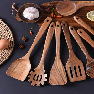 طقم أواني مطبخ خشبية من خشب الساج أواني وأدوات مطبخ ألمانية-أواني مطبخ - Product Image 3