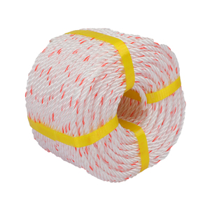 Cuerda de amarre para embarcaciones de polipropileno trenzado de 3 cabos, resistente a los rayos UV, de alta resistencia, duradera y ecológica, de 4-60 mm de diámetro. - Product Image 1