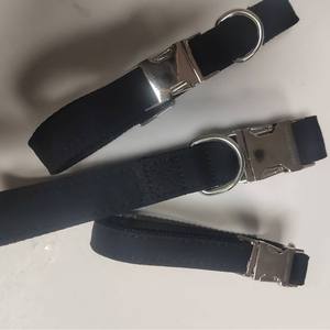 2025 Neuankömmling Hochwertige Luxus umwelt freundliche Hanf Baumwolle Gurtband Haustier Hunde halsbänder - Product Image 3