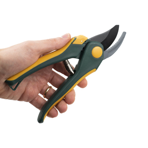 Forbici da potatura manuali da giardino 21 cm con lame in acciaio antiaderenti per un taglio preciso - Product Image 5