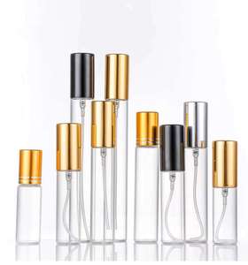 Botellas Pequeñas de Vidrio Vacías para <span class=keywords><strong>Perfume</strong></span> y Aceites Esenciales de 2ml 3ml 5ml 10ml 15ml 20ml 30ml con Pulverizador y Sello - Product Image 2