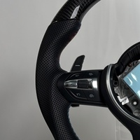 Volant en cuir en fibre de carbone pour BMW F10 F20 M3X1 X5 X6 X4 F30 F32 F33 F34 F35 X3 F25 F36 F80 F2 F22 F23 E46 E90 E60