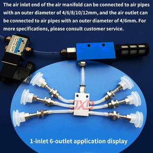 Divisor De Fluxo De Ar Pneumático e Manifold De Escape | Multi-Line Gás Distribution & Vent Block <span class=keywords><strong>Air</strong></span> Acessório - Product Image 4