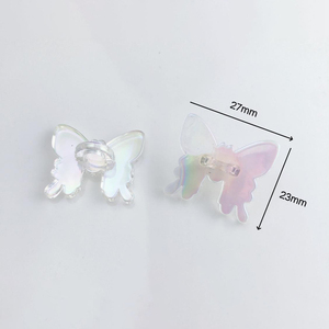 Acrylic Cute Love Heart Butterfly <strong>Stick</strong> on Tumbler Charm Hook for <strong>Stanley</strong> Cup Accessories - Product Image 5