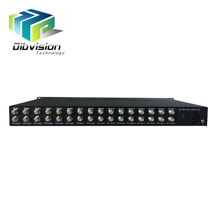 DIBSYS цифрового телевидения приемник 16 FTA DVB-S/S2/S2X/DVB-C/T2/ISDB-T/ATSC тюнер IP Шлюз