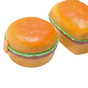 Lonchera Infantil con Diseño de Dibujos Animados, Caja Bento de Doble Capa para Hamburguesas, Apta para Microondas, con Sellado, para Estudiantes, Cocina y Comidas al Aire Libre - Product Image 2
