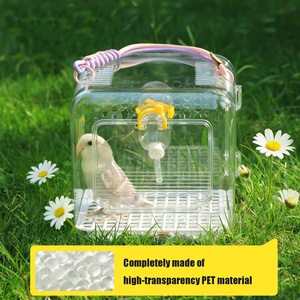 Modern Eco-Friendly Small Animal Carrier Cage Breathable <strong>Transport</strong> Crate <strong>for</strong> Gerbils Mice <strong>Ferret</strong> Green - Product Image 4