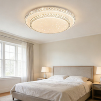 Plafonnier LED moderne pour chambre à coucher avec luminosité réglable et économie d'énergie