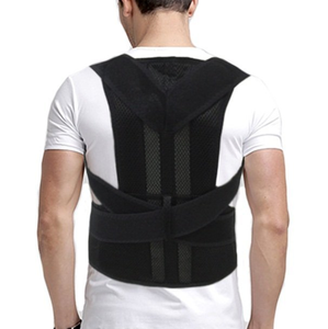 <span class=keywords><strong>Ceinture</strong></span> de soutien dorsal respirante et réglable, nouvelle conception, grande taille, pour femmes et hommes, améliore la posture - Product Image 1