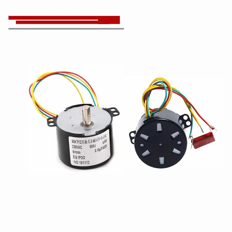 50KTYZ permanent magnet synchronous motor 220V AC motor positive and negative multi-speed low speed miniature synchronous motor