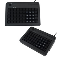 Teclado Lector de Tarjetas KB-50, Teclado Programable Especial para Cajeros de Supermercado