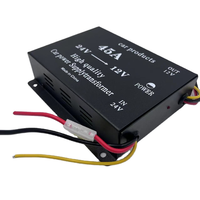 Nouveau 40A 50A 60A 480W DC à DC 24V 12VHigh Efficiency Step Down Bulk Converter Car Power Current Transformer Supply