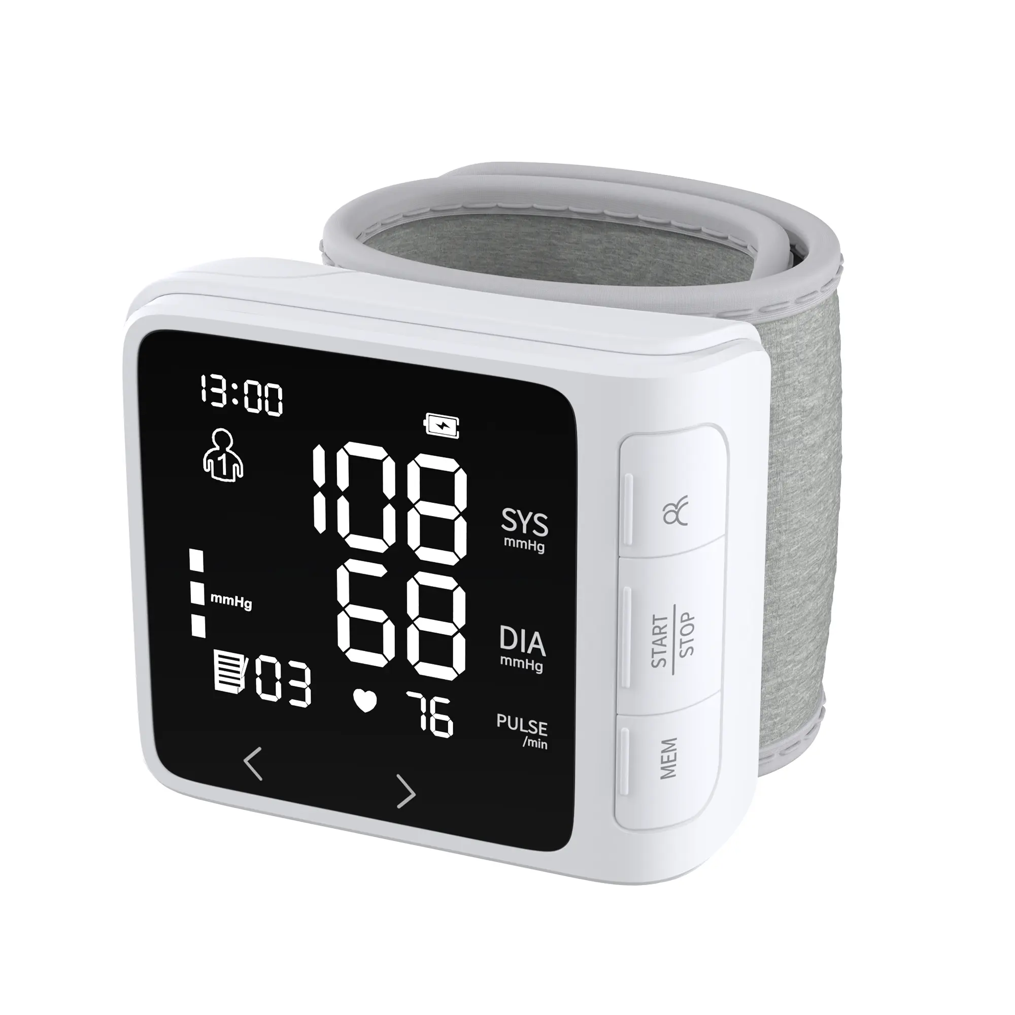 Portable Smart Digital Wrist Blood Pressure Monitor Bp Machine Calibration Sphygmomanometer Blood Meter Device Tensiometro