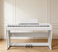 Weißes Glänzendes Digitalpiano mit 88 Tasten und Gegengewicht-Eisenmechanik, Musikinstrument Y-815