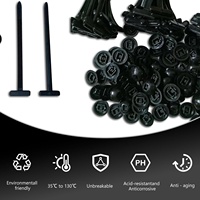 Nylon universel câble attache boucle 2025 nouveau Nylon verrouillage fermeture éclair attaches support pour voiture quotidien Auto fixation réparation 50 pièces