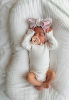 1 Stück Private Label gerippte Baumwolle Stram pler Frühling Herbst Neugeborene Kleinkind Kleidung Baby Mädchen Bodysuit