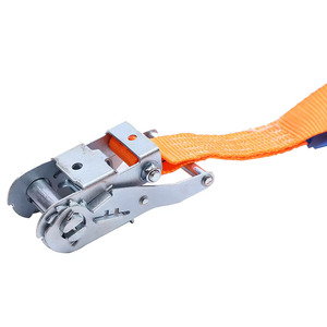 उच्च गुणवत्ता वाला थोक 1 "15" 2 टी भारी शुल्क टेंशनर कार्गो लीशिंग ट्रांसपोर्ट बेल्ट रैचट पट्टा टाई ट्रक - Product Image 6