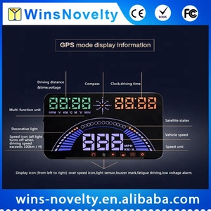 <span class=keywords><strong>Clé</strong></span> de voiture intelligente multifonctionnelle Wiiyii S7 avec OBD2 GPS et écran tête haute de 5,8 pouces, garantie de 2 ans - Product Image 4
