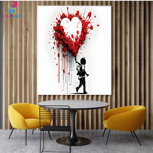 Stampa UNIART ispirata all'iconica Street Art <span class=keywords><strong>Banksy</strong></span> Graffiti <span class=keywords><strong>di</strong></span> <span class=keywords><strong>Banksy</strong></span> stampa su tela per la decorazione della casa - Product Image 4